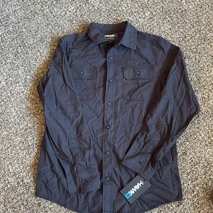 New Boys Tony Hawk Button down shirt 
Size Large